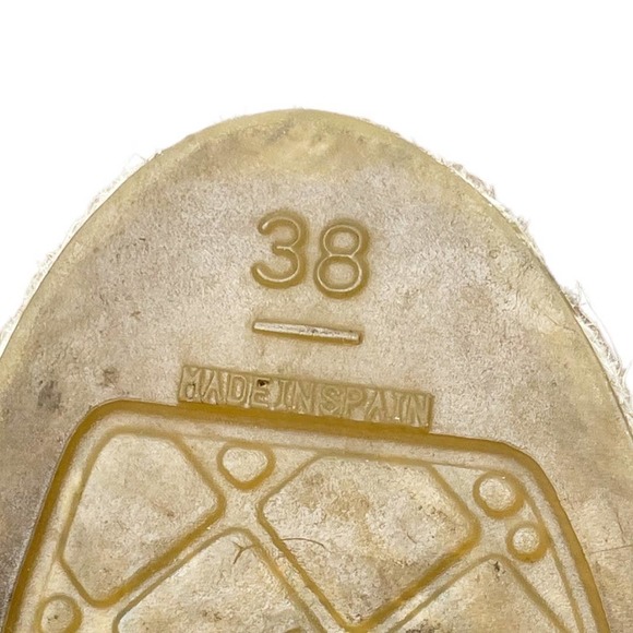 SOLD.   SOLD Chanel Iridescent Goatskin CC Espadrille Mules 38 8 - Picture 7 of 7